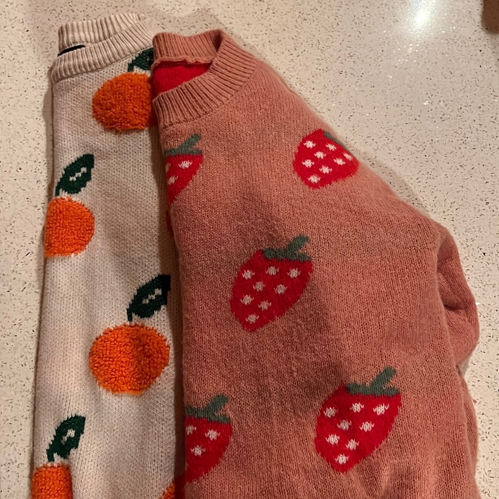 Cider fruit sweaters